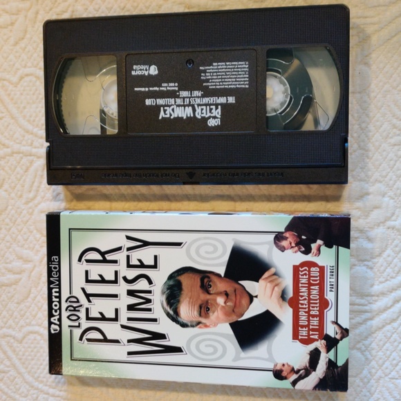 Lord Peter Wimsey The Unpleasantness At The Bellona Club 4 VHS BBC Drama Mystery - Picture 7 of 10